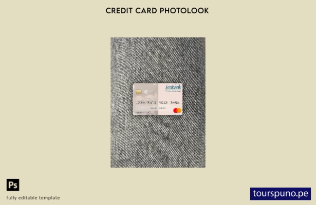 listo para imprimir Ghana Ecobank Ghana mastercard photolook plantilla frontal